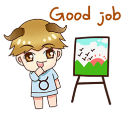 Kindergarten Of Constellation(Taurus) sticker #6725859