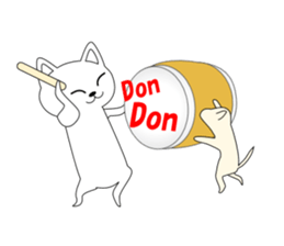 Dog Vs. Cat sticker #6726171