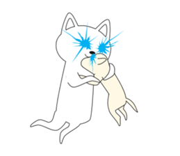 Dog Vs. Cat sticker #6726176