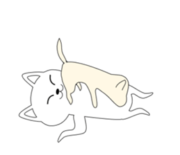 Dog Vs. Cat sticker #6726181