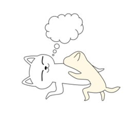 Dog Vs. Cat sticker #6726183