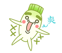 Uncle Ro-Big radish 5 sticker #6726874