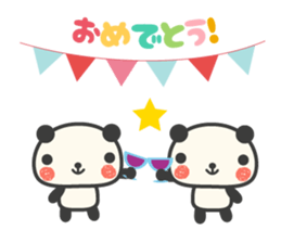 More Congratulations Panda sticker #6727427