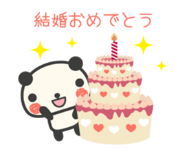 More Congratulations Panda sticker #6727432