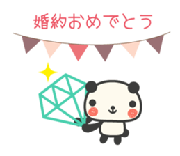 More Congratulations Panda sticker #6727435