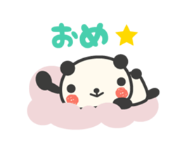 More Congratulations Panda sticker #6727439
