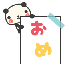 More Congratulations Panda sticker #6727440