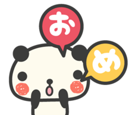More Congratulations Panda sticker #6727443