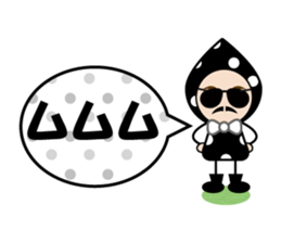 Notes sticker of droplets Character sticker #6727632