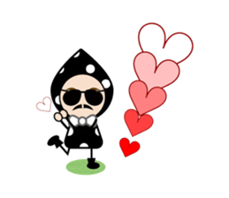 Notes sticker of droplets Character sticker #6727633