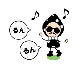 Notes sticker of droplets Character sticker #6727642