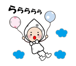 Notes sticker of droplets Character sticker #6727644