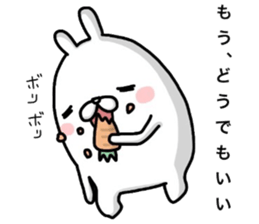 Unemployed rabbit2 sticker #6727776