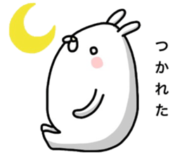 Unemployed rabbit2 sticker #6727792