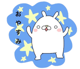 Unemployed rabbit2 sticker #6727804