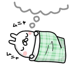 Unemployed rabbit2 sticker #6727818