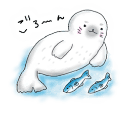 Heart  warming by the sea creatures sticker #6727889