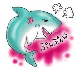Heart  warming by the sea creatures sticker #6727899