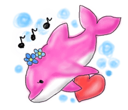 Heart  warming by the sea creatures sticker #6727907