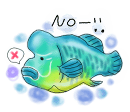 Heart  warming by the sea creatures sticker #6727912