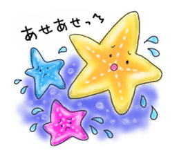 Heart  warming by the sea creatures sticker #6727917