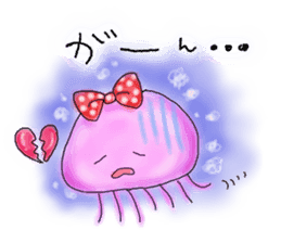 Heart  warming by the sea creatures sticker #6727925