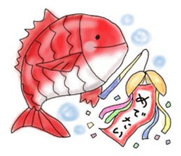 Heart  warming by the sea creatures sticker #6727926