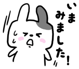 Busy rabbit sticker #6728570