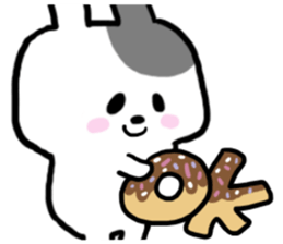 Busy rabbit sticker #6728586