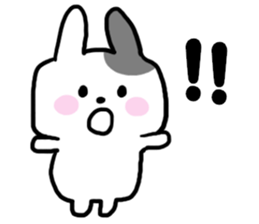 Busy rabbit sticker #6728591