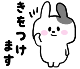 Busy rabbit sticker #6728599