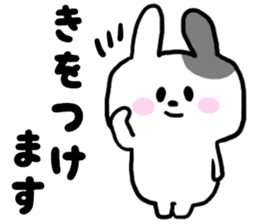 Busy rabbit sticker #6728599
