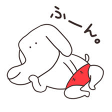 The puppy of red underpants. sticker #6728702