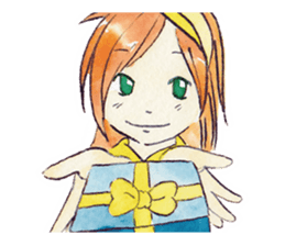 Yukako's yellow bandana sticker #6728803