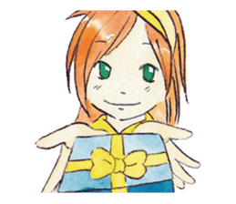 Yukako's yellow bandana sticker #6728803