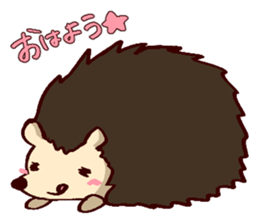 very cute hedgehog sticker #6729568