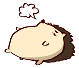 very cute hedgehog sticker #6729572