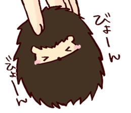 very cute hedgehog sticker #6729575
