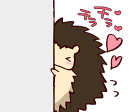 very cute hedgehog sticker #6729578