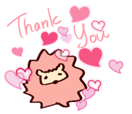 very cute hedgehog sticker #6729583