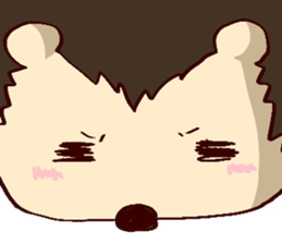 very cute hedgehog sticker #6729587