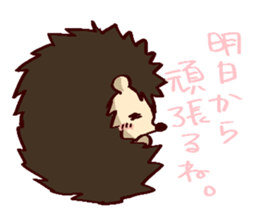 very cute hedgehog sticker #6729595