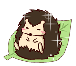 very cute hedgehog sticker #6729601