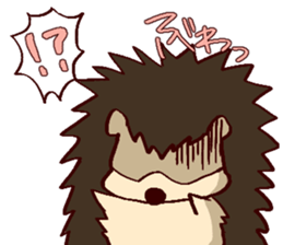 very cute hedgehog sticker #6729605