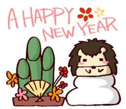 very cute hedgehog sticker #6729607