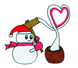 Various snowman sticker #6729649