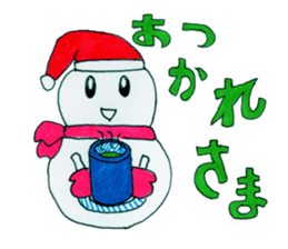 Various snowman sticker #6729656