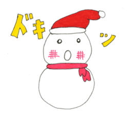 Various snowman sticker #6729661