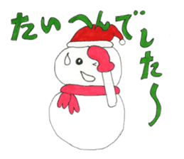 Various snowman sticker #6729662