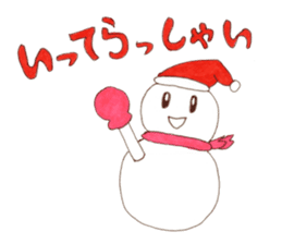Various snowman sticker #6729667